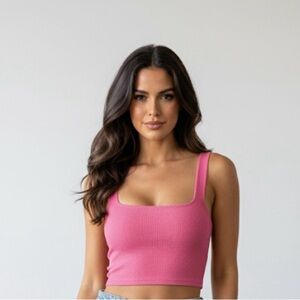 Zara Pink Women's Tank Top